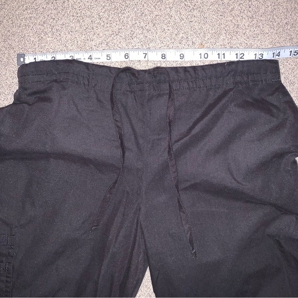 SCRUBSTAR Black Drawstring Scrub Pants - Picture 7 of 8